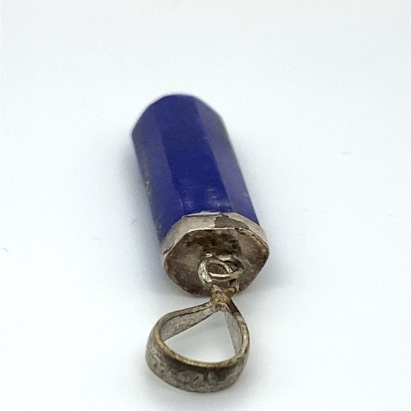 Lapis Lazuli 19.95ct Solid 925 Sterling Silver Pendant - Picture 7 of 7